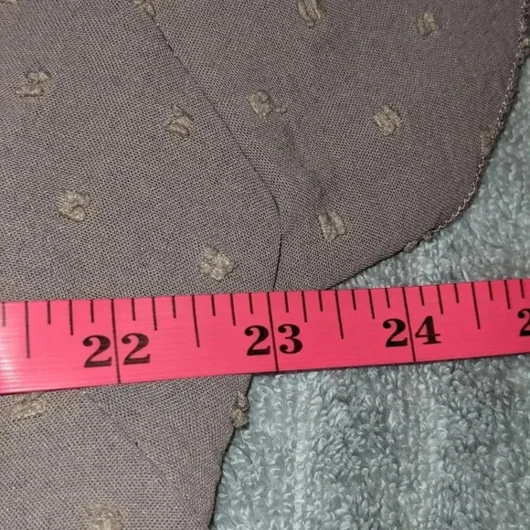 Shein Curve Size 4XL Dusty Rose Pink‎ Tiered Midi Dress Swiss Dots Short Sleeve - Picture 9 of 11